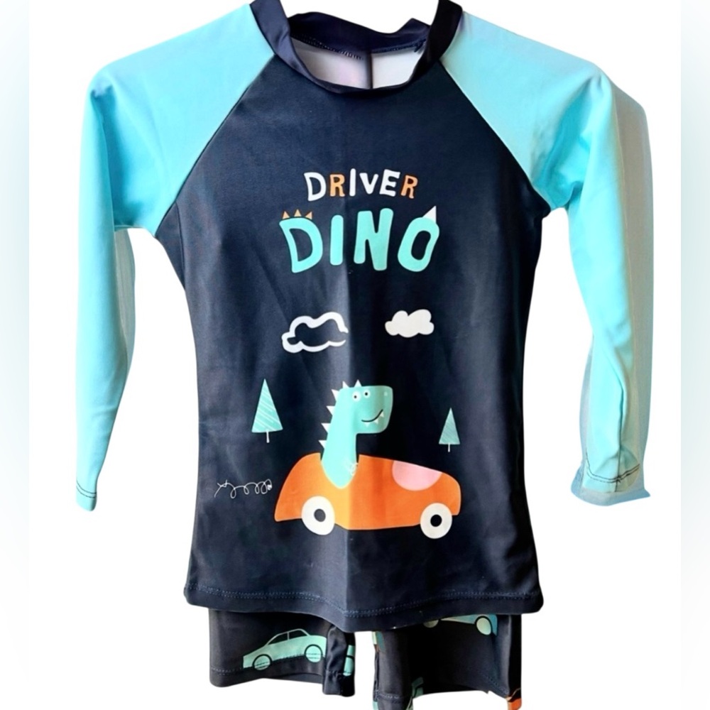 Driver Dino Kids Swim Set - Blue